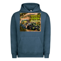 Pigment Midnight Navy huntin fishin muddin Urban Hoodie - TumblerDesignByShophia