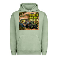 Pigment Oil Green huntin fishin muddin Urban Hoodie - TumblerDesignByShophia