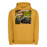 Pigment Peanut Butter huntin fishin muddin Urban Hoodie - TumblerDesignByShophia