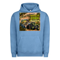 Pigment Pebble Blue huntin fishin muddin Urban Hoodie - TumblerDesignByShophia