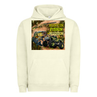 Pigment Pistachio huntin fishin muddin Urban Hoodie - TumblerDesignByShophia