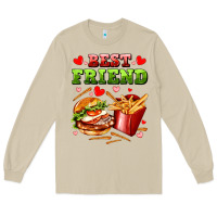 Mushroom best friend hamburger potatoes Long Sleeve Tee - AdoDesignShop