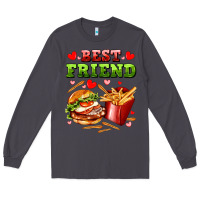 Smoke best friend hamburger potatoes Long Sleeve Tee - AdoDesignShop