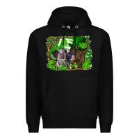 Black st. patrick's day heifers Premium Hoodie - RanaPortraitStore