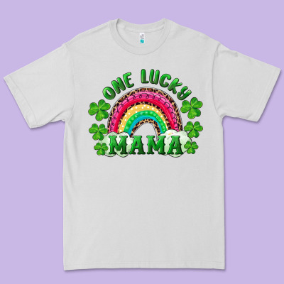 Premium Tee st patricks day one lucky mama