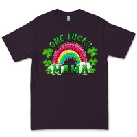 Plum st patricks day one lucky mama Premium Tee - RanaPortraitStore