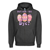 Charcoal Heather but did you dye Zipper Hoodie - MaliasSmallBusiness