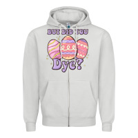 Dove Grey but did you dye Zipper Hoodie - MaliasSmallBusiness