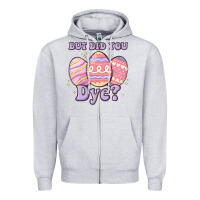 Heather Grey but did you dye Zipper Hoodie - MaliasSmallBusiness