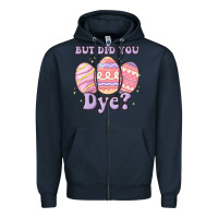 Navy but did you dye Zipper Hoodie - MaliasSmallBusiness