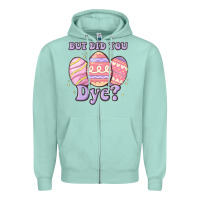 Seafoam but did you dye Zipper Hoodie - MaliasSmallBusiness