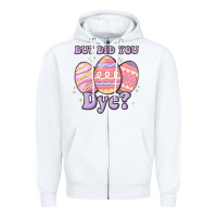 White but did you dye Zipper Hoodie - MaliasSmallBusiness
