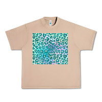 Burro turquoise leopard glitter Urban Heavy Tee - JahusDesignShop