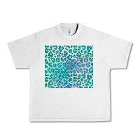 Lunar Rock turquoise leopard glitter Urban Heavy Tee - JahusDesignShop