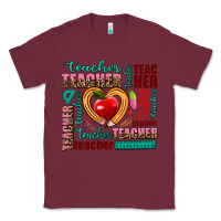 Burgundy teacher Classic Tee - AdoDesignShop