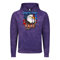 Cloud Purple American Babe  4th of july Vintage Hoodie - CowGirlArtShop