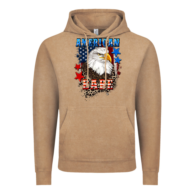 American Babe  4th Of July Vintage Hoodie by CowGirlArtShop | Teevron