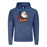 Vintage Denim American Babe  4th of july Vintage Hoodie - CowGirlArtShop