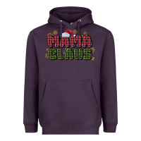 Plum mama claus Heavyweight Hoodie - MaliasSmallBusiness