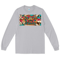 Moon Dust bus driver school bus cowhide license plate Long Sleeve Tee - Artiststas