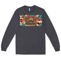 Smoke bus driver school bus cowhide license plate Long Sleeve Tee - Artiststas