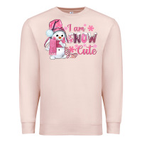Pale Pink i am snow cute pink bbs Premium Sweatshirt - BundleAndBundleShop