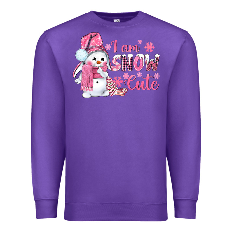 I Am Snow Cute Pink Bbs Premium Sweatshirt by BundleAndBundleShop | Teevron