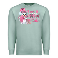 Seafoam i am snow cute pink bbs Premium Sweatshirt - BundleAndBundleShop