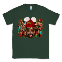 Sports Green highland cow christmas Classic Tee - JahusDesignShop