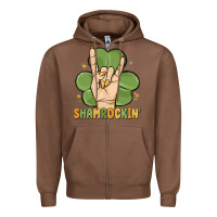 Chestnut st. patrick's day shamrockin' Zipper Hoodie - MaliasSmallBusiness