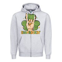 St. Patrick's Day Shamrockin' Zipper Hoodie | Teevron