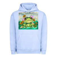 Pigment Grape Ice frog with sunflower Urban Hoodie - TumblerDesignByShophia