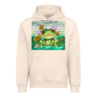 Sandshell frog with sunflower Urban Hoodie - TumblerDesignByShophia