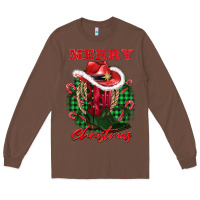 Chestnut merry christmas boots hat rope Long Sleeve Tee - AdoDesignShop