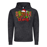 Vintage Black Christmas santa claus Vintage Hoodie - FaDigitalArtStudio