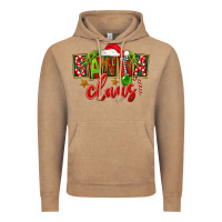 Vintage Coffee Christmas santa claus Vintage Hoodie - FaDigitalArtStudio