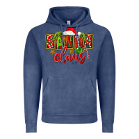 Vintage Denim Christmas santa claus Vintage Hoodie - FaDigitalArtStudio
