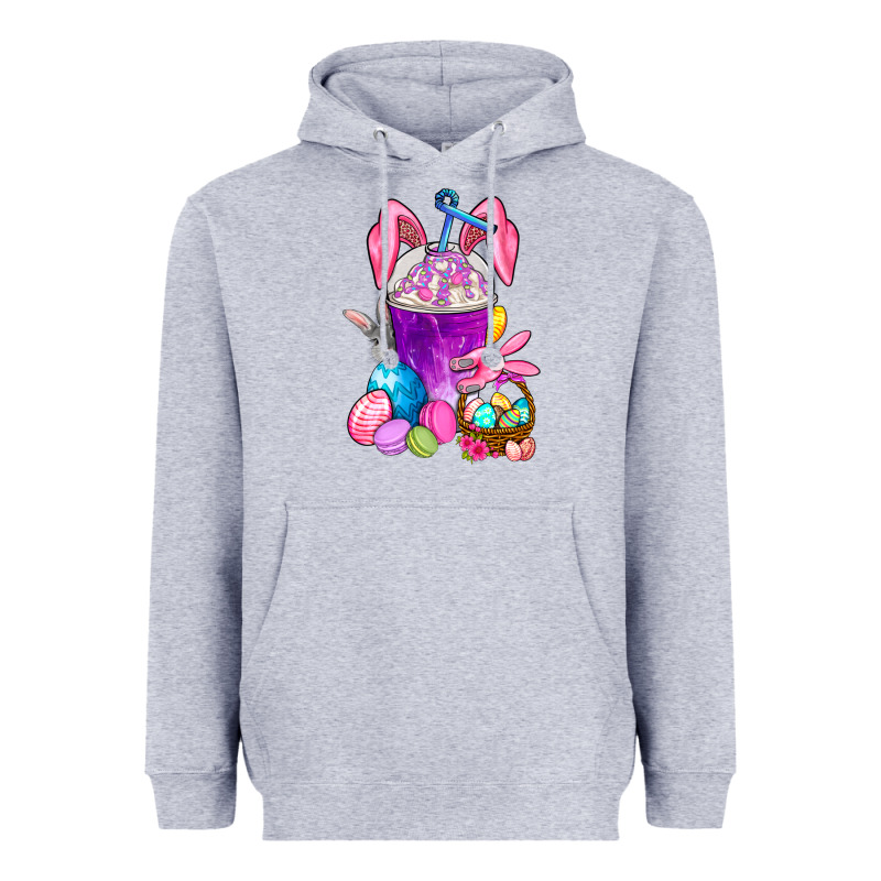 Happy Easter Coffee Cup Heavyweight Hoodie by NancyCooperArtShop | Teevron