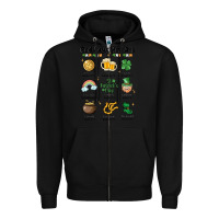 Black god says you are st patrick's day Zipper Hoodie - MaliasSmallBusiness