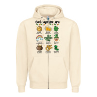 Sandshell god says you are st patrick's day Zipper Hoodie - MaliasSmallBusiness