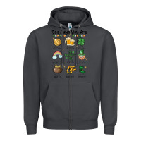 Smoke god says you are st patrick's day Zipper Hoodie - MaliasSmallBusiness