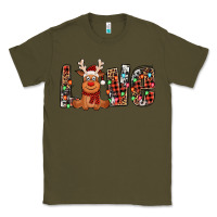 Army Green love christmas reindeer Classic Tee - Jasminsmagicworld