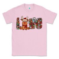 Bubblegum Pink love christmas reindeer Classic Tee - Jasminsmagicworld