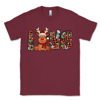 Burgundy love christmas reindeer Classic Tee - Jasminsmagicworld