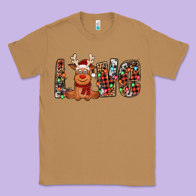 Love Christmas Reindeer Classic Tee Designed By Jasminsmagicworld