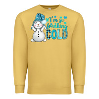 Antique Gold i'm so freaking cold bbs Premium Sweatshirt - BundleAndBundleShop