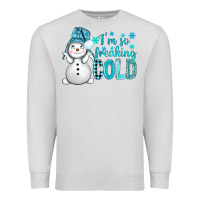 Dove Grey i'm so freaking cold bbs Premium Sweatshirt - BundleAndBundleShop