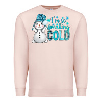 Pale Pink i'm so freaking cold bbs Premium Sweatshirt - BundleAndBundleShop