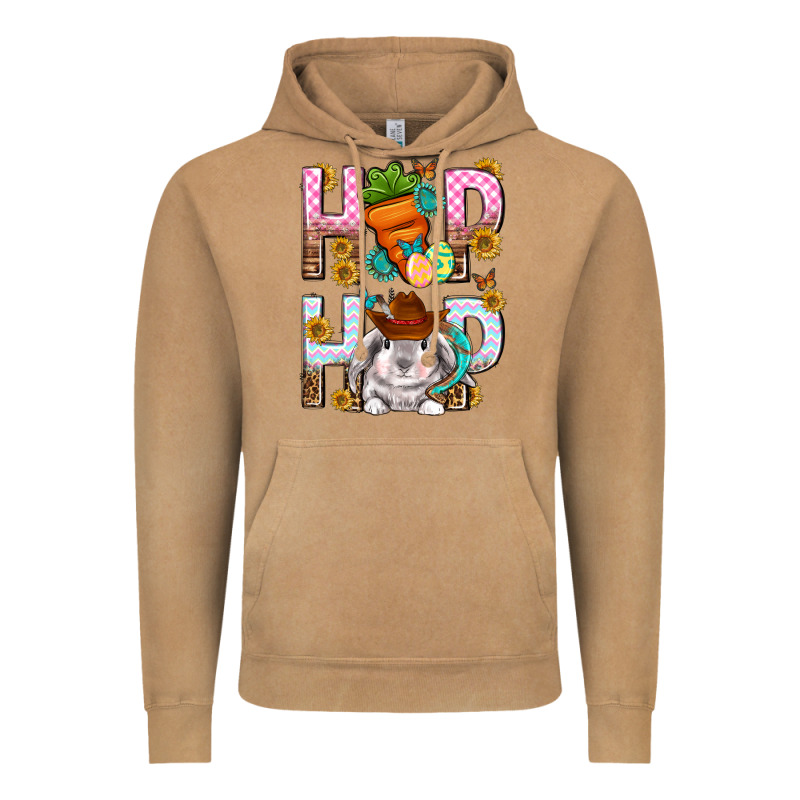 Western Hip Hop Bunny Vintage Hoodie by Neo Western | Teevron