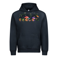 Navy magic mushroom Urban Hoodie - TumblerDesignByShophia